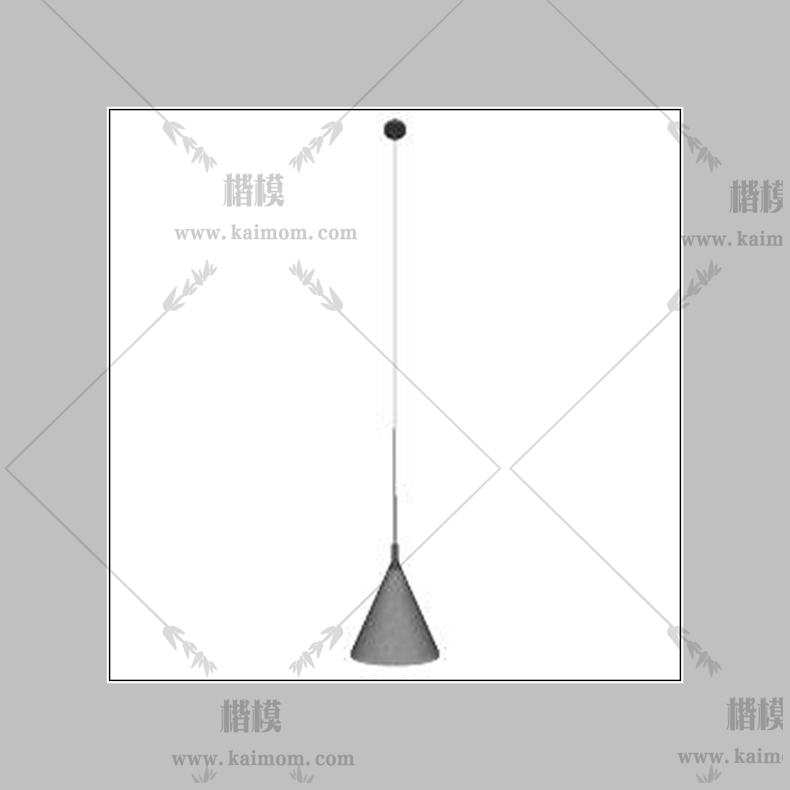 吊灯模型下载，免调整材质-1
