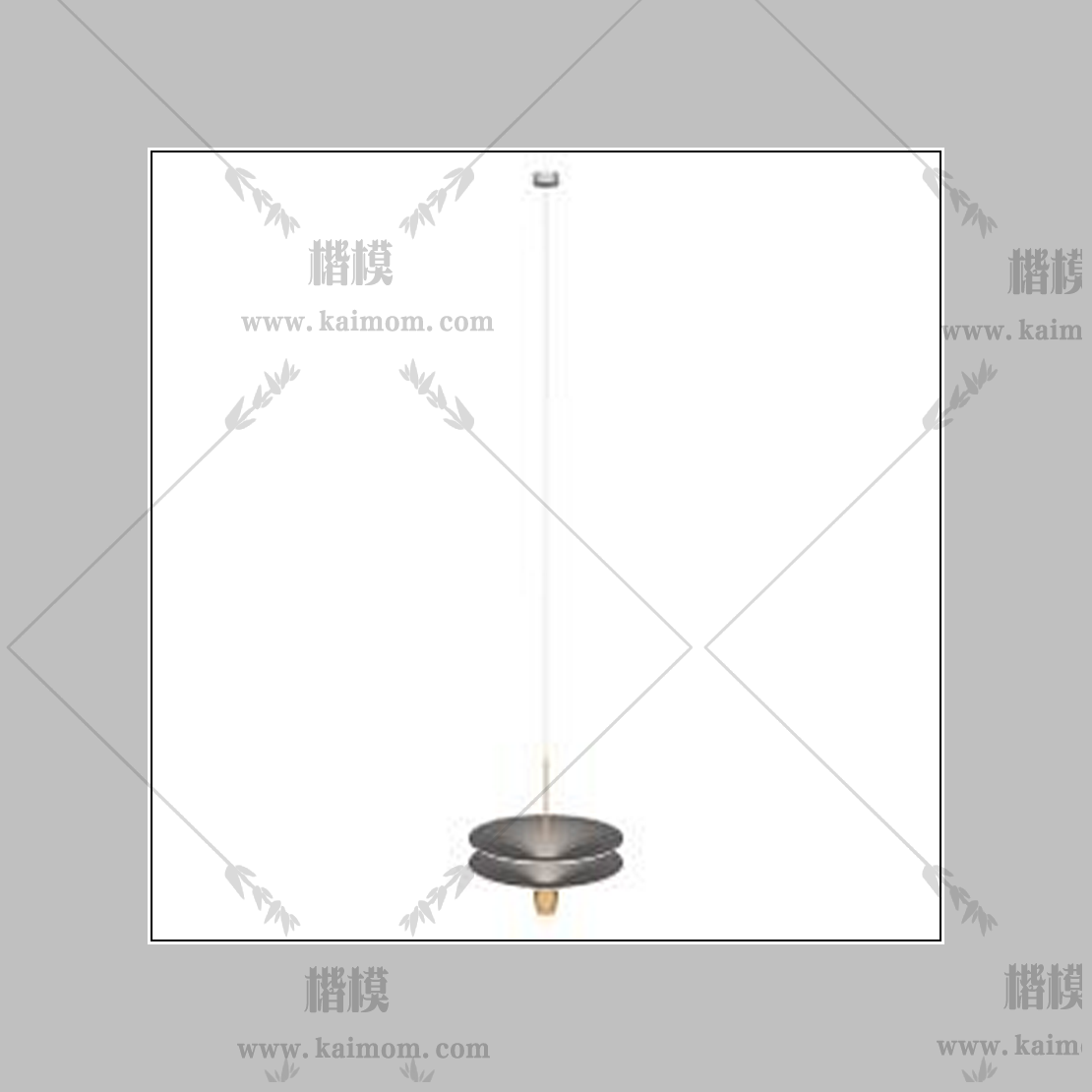 吊灯模型下载，材质免调整-1