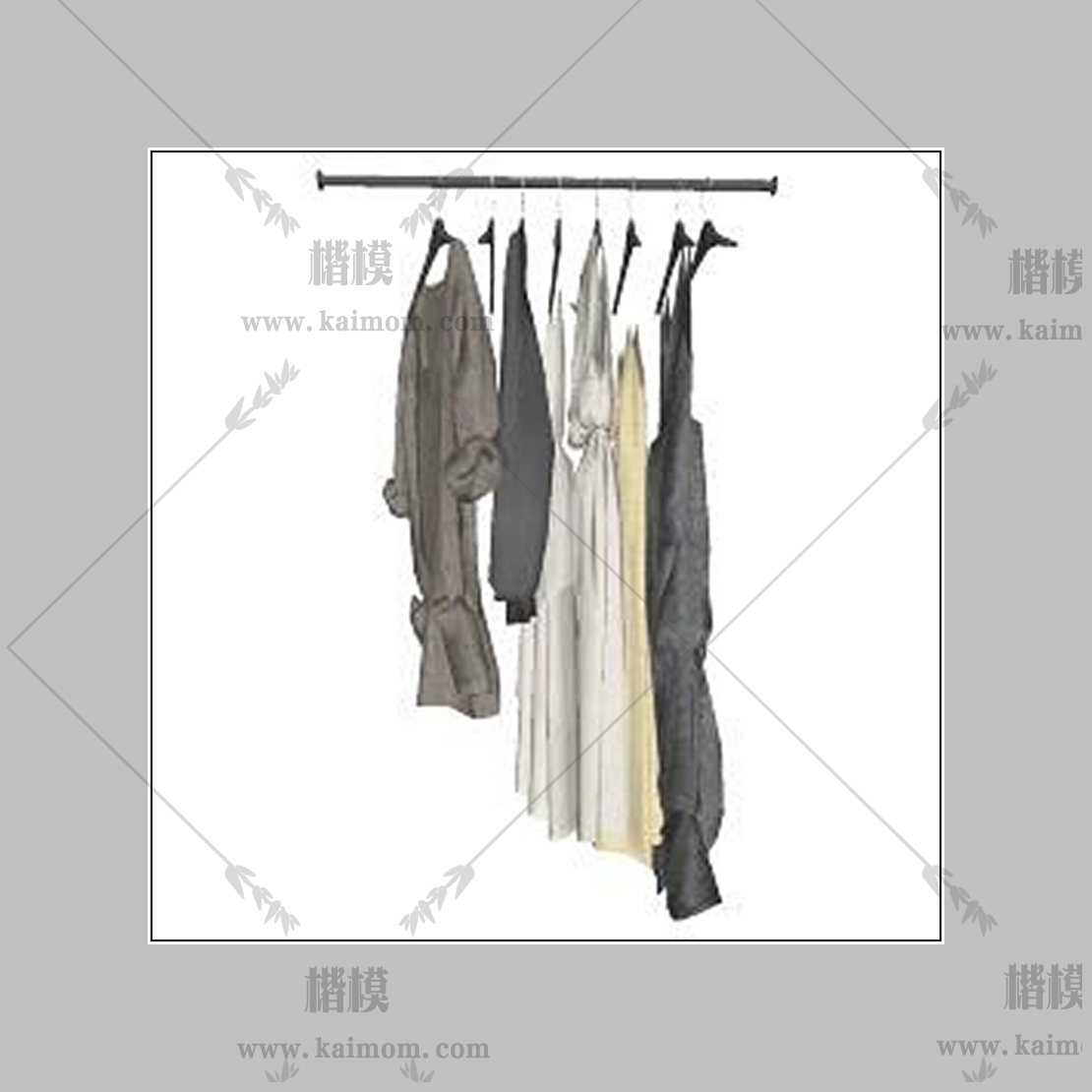 衣服模型下载，免调整材质-1