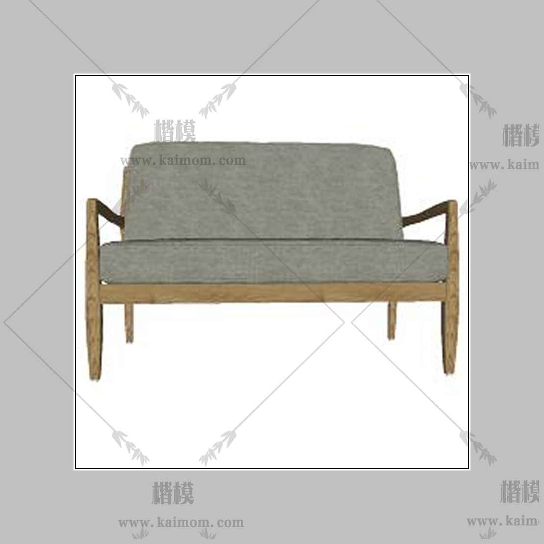 民宿风单人沙发-1