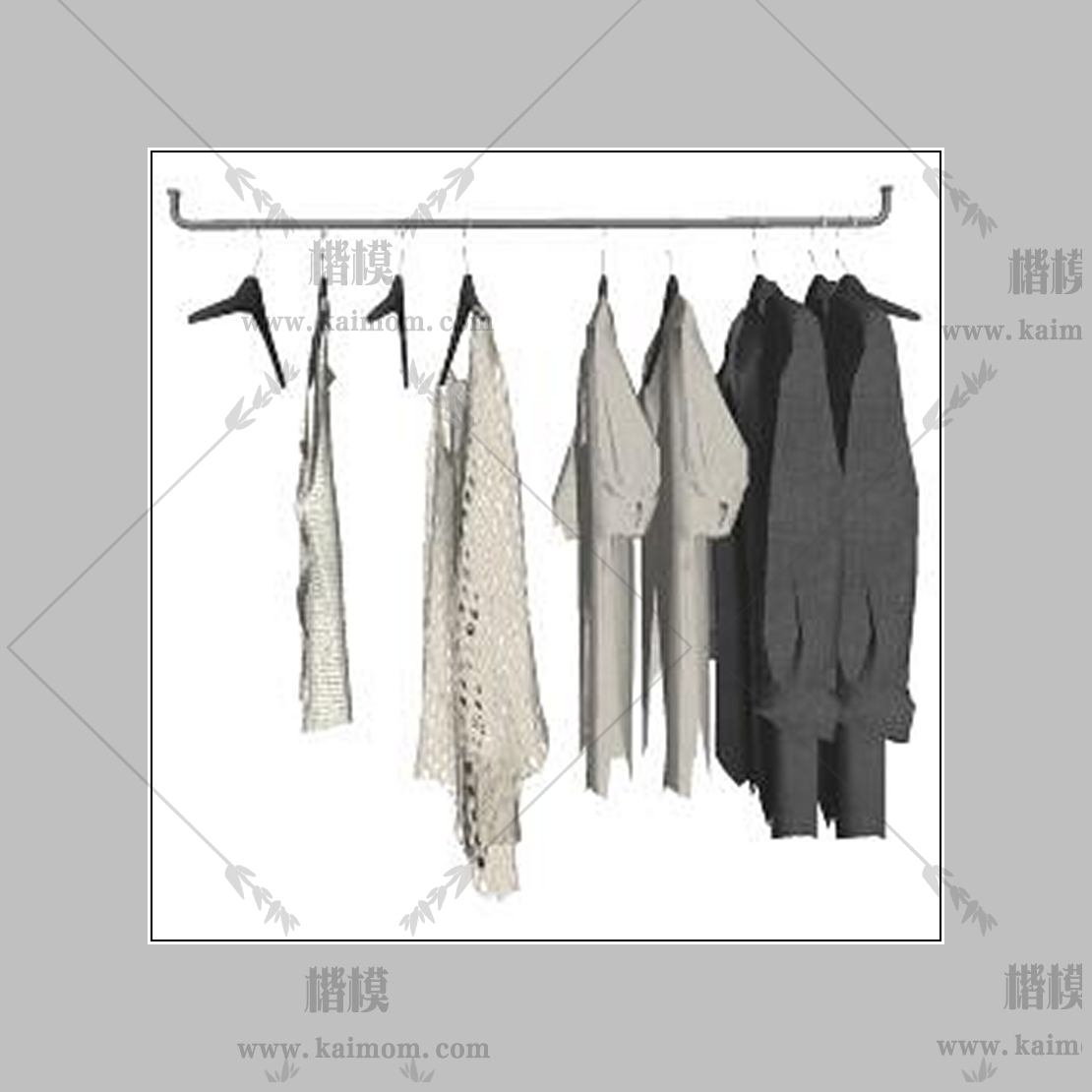 衣服模型下载，免调整材质-1