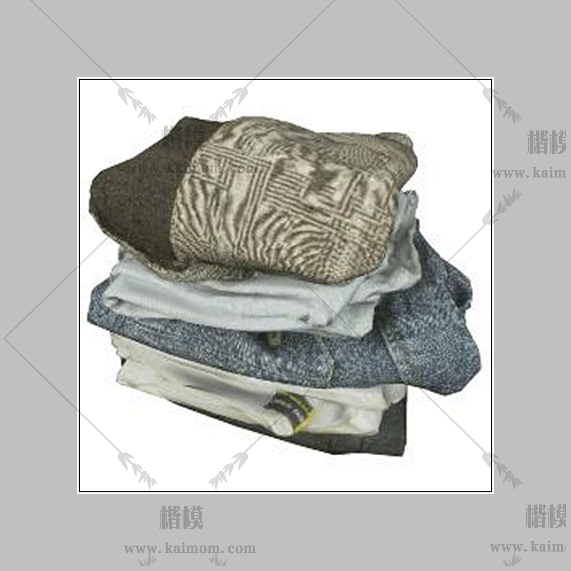 衣服模型下载，免调整材质-1