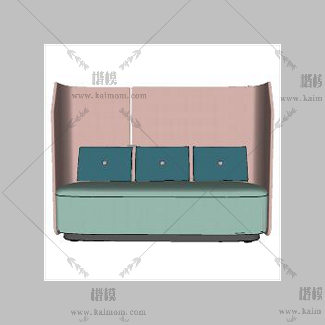 工装三人沙发-1