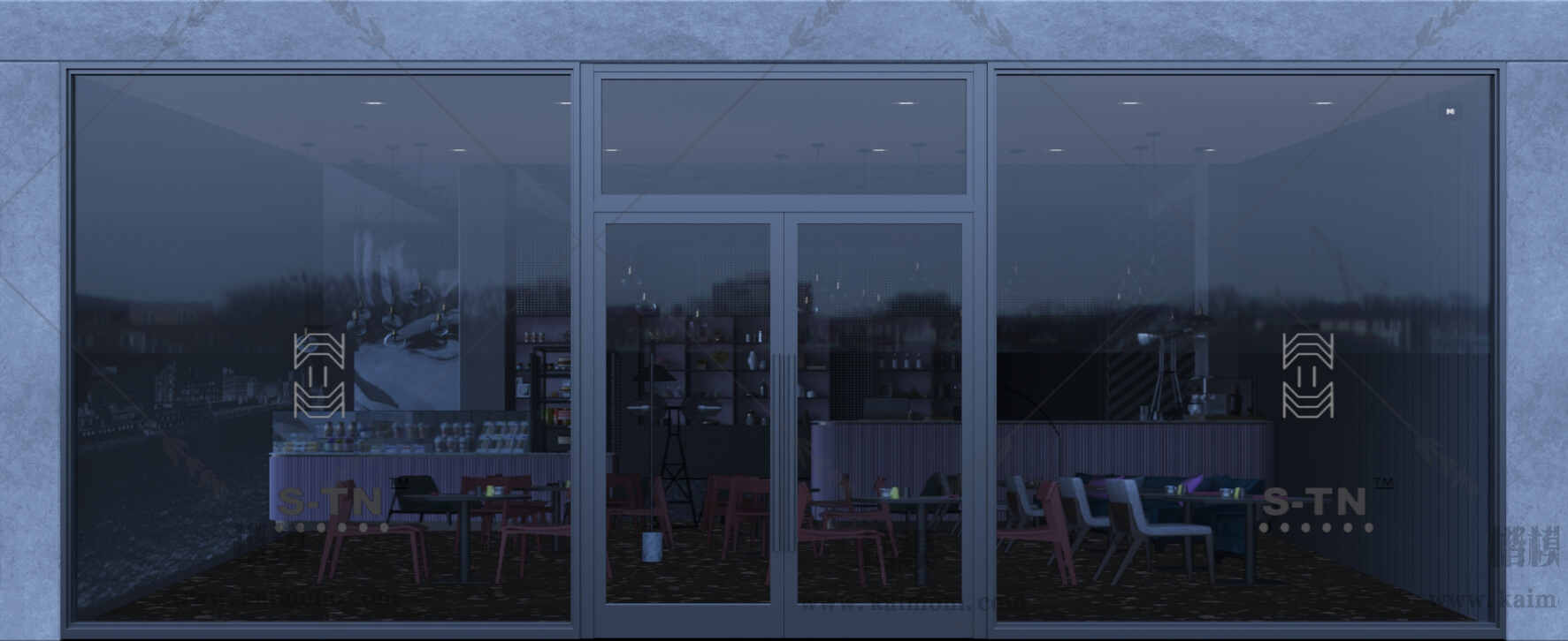 店铺EXR贴图模型-1