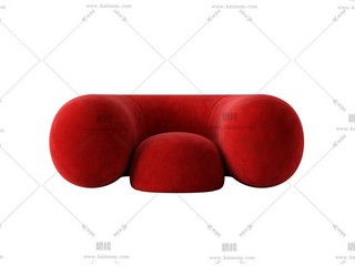 单人沙发，酷家乐直传，Max通用-1