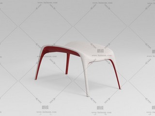 休闲椅模型，酷家乐直传，max文件通用-1