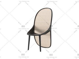 休闲椅模型，酷家乐直传，max文件通用-1