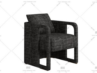 单人沙发，酷家乐直传，Max通用-1