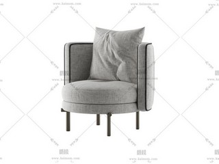 单人沙发，酷家乐直传，Max通用-1