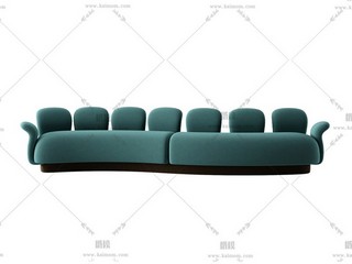 多人沙发，酷家乐直传，max文件通用-1