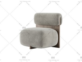 休闲椅模型，酷家乐直传，max文件通用-1