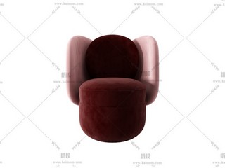 单人沙发，酷家乐直传，Max通用-1