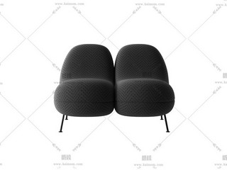 多人沙发，酷家乐直传，max文件通用-1