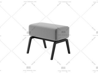 休闲椅模型，酷家乐直传，max文件通用-1