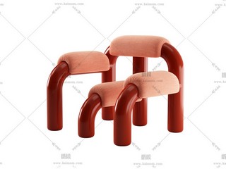 单人沙发，酷家乐直传，Max通用-1