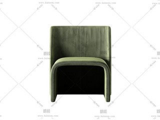 休闲椅模型，酷家乐直传，max文件通用-1
