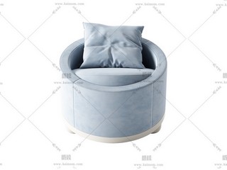 休闲椅模型，酷家乐直传，max文件通用-1