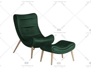 单人沙发，酷家乐直传，Max通用-1