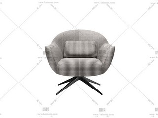 单人沙发，酷家乐直传，Max通用-1