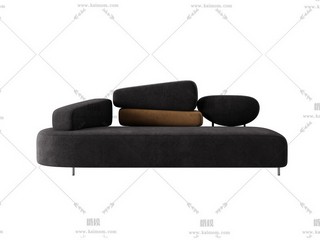 多人沙发，酷家乐直传，max文件通用-1