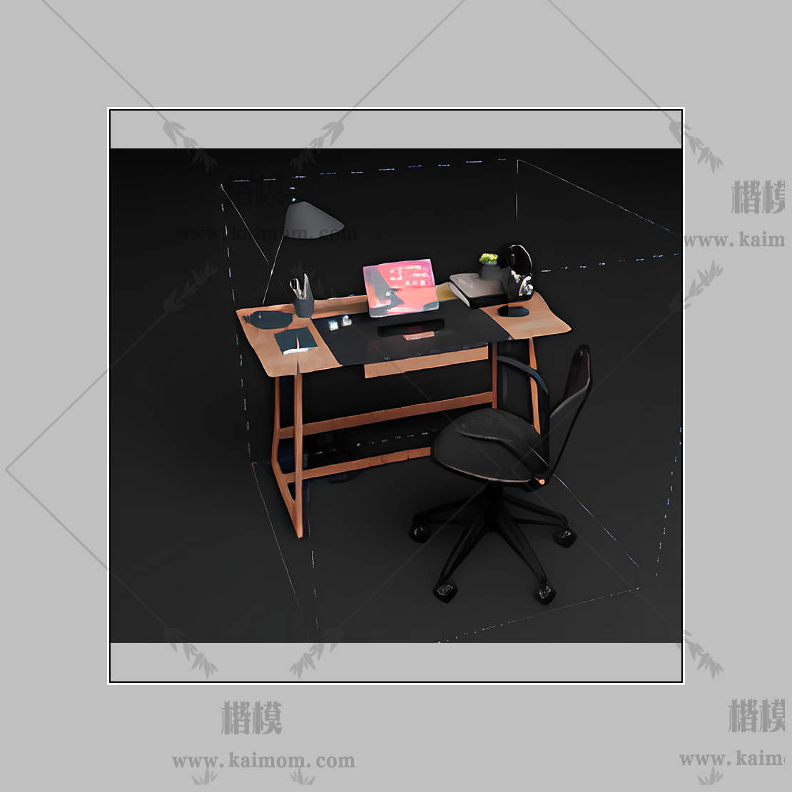d5办公桌模型下载-1