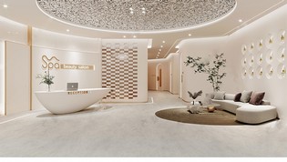 公司前台空间SU模型下载-1