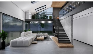 LOFT公寓SU模型下载-1