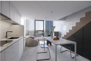 LOFT公寓SU模型下载-1