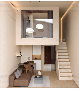 LOFT公寓SU模型下载-1