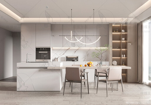 SU中岛台模型下载-1