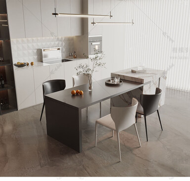 厨房中岛台SU模型下载-1