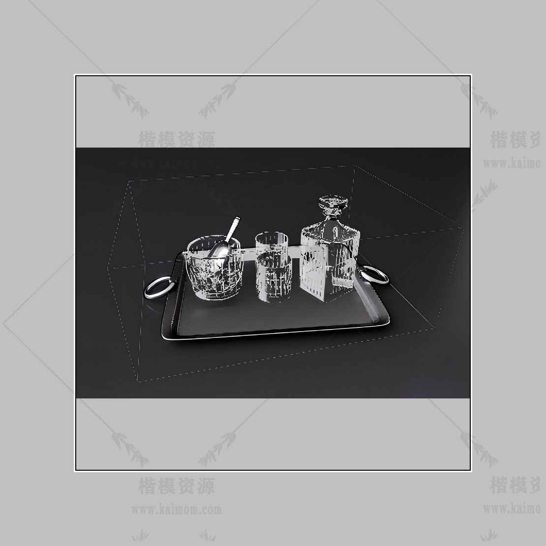 D5陈设用品模型下载-1
