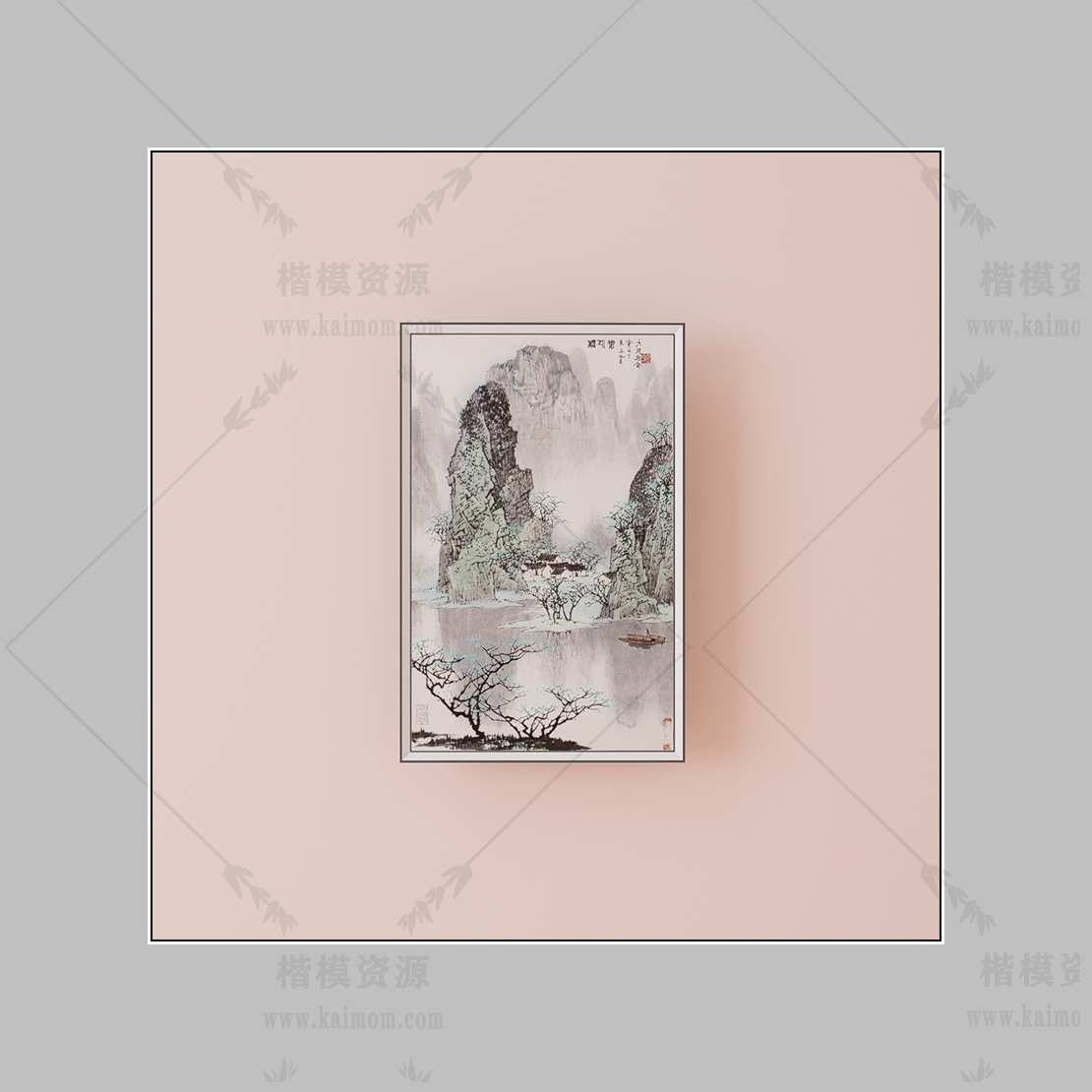 D5墙饰挂画模型下载-1