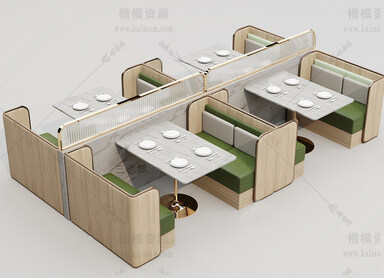 卡座SU模型下载-1