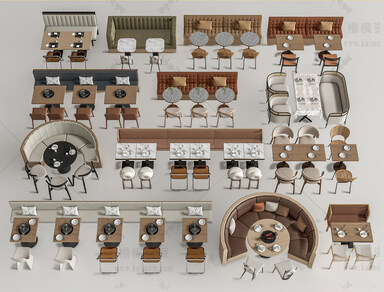 卡座SU模型下载-1