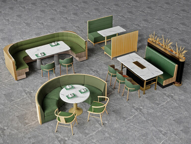 卡座SU模型下载-1