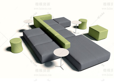 卡座SU模型下载-1