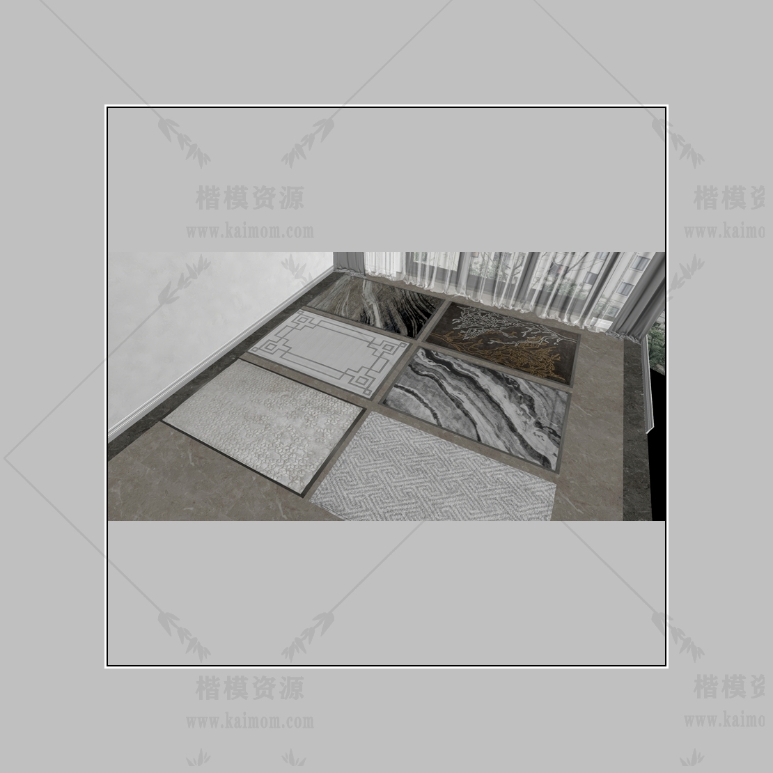 SU地毯模型下载-1