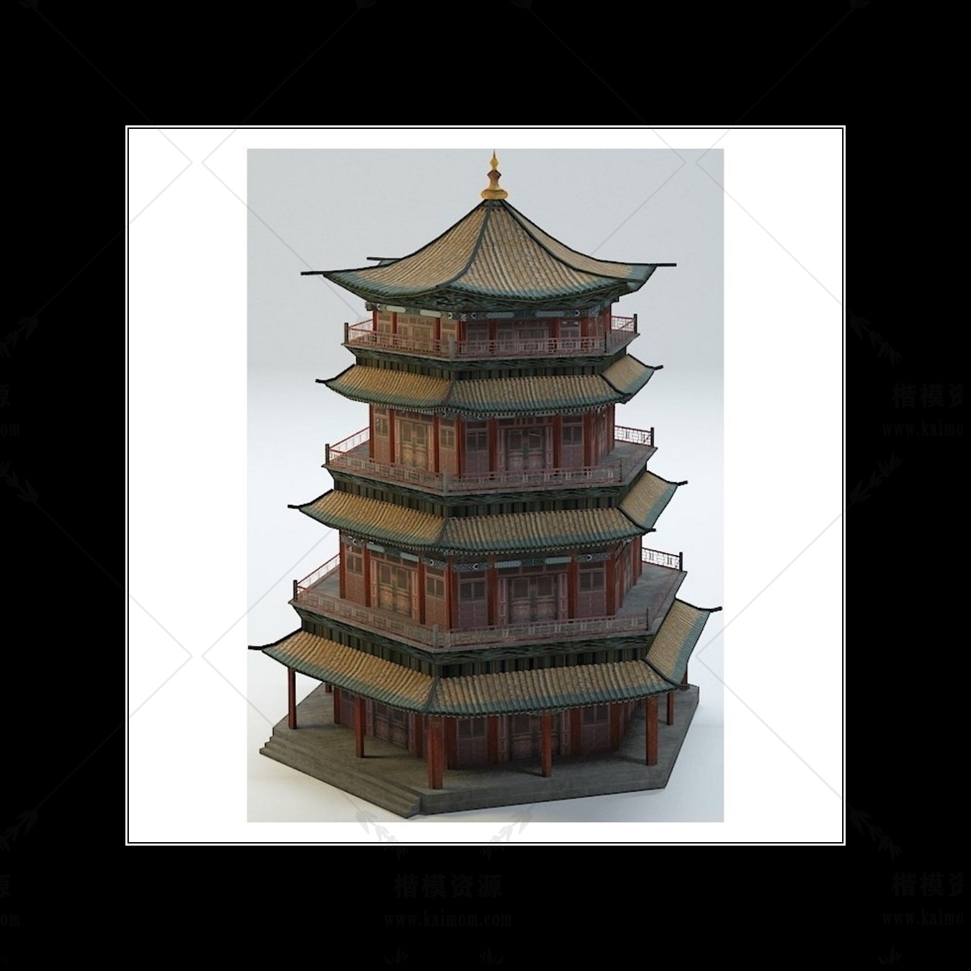 D5模型古建筑下载-1