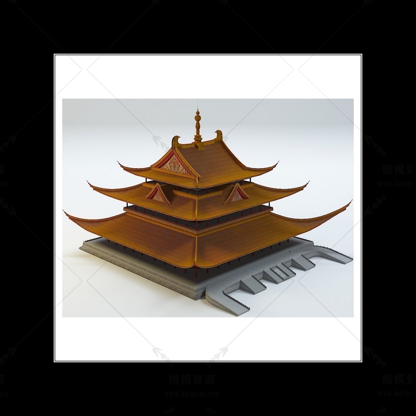 D5模型古建筑下载-1