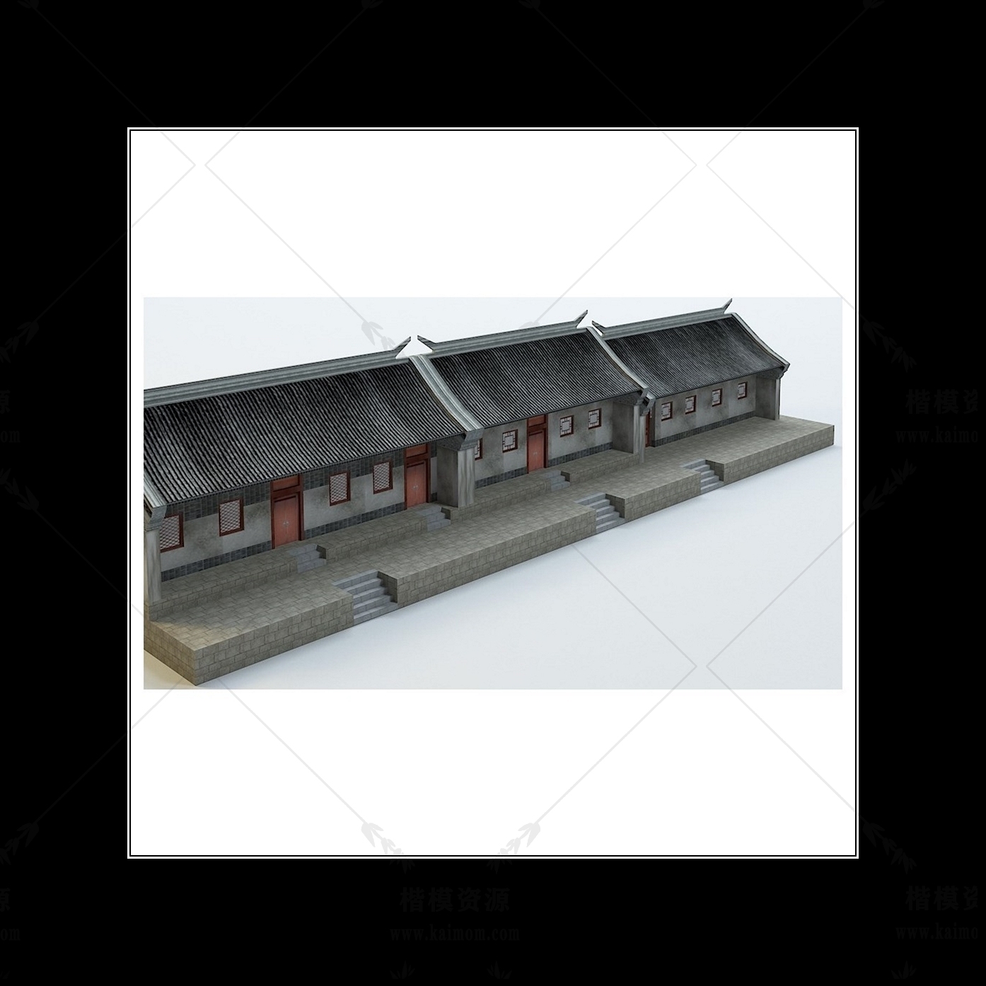D5模型古建筑下载-1
