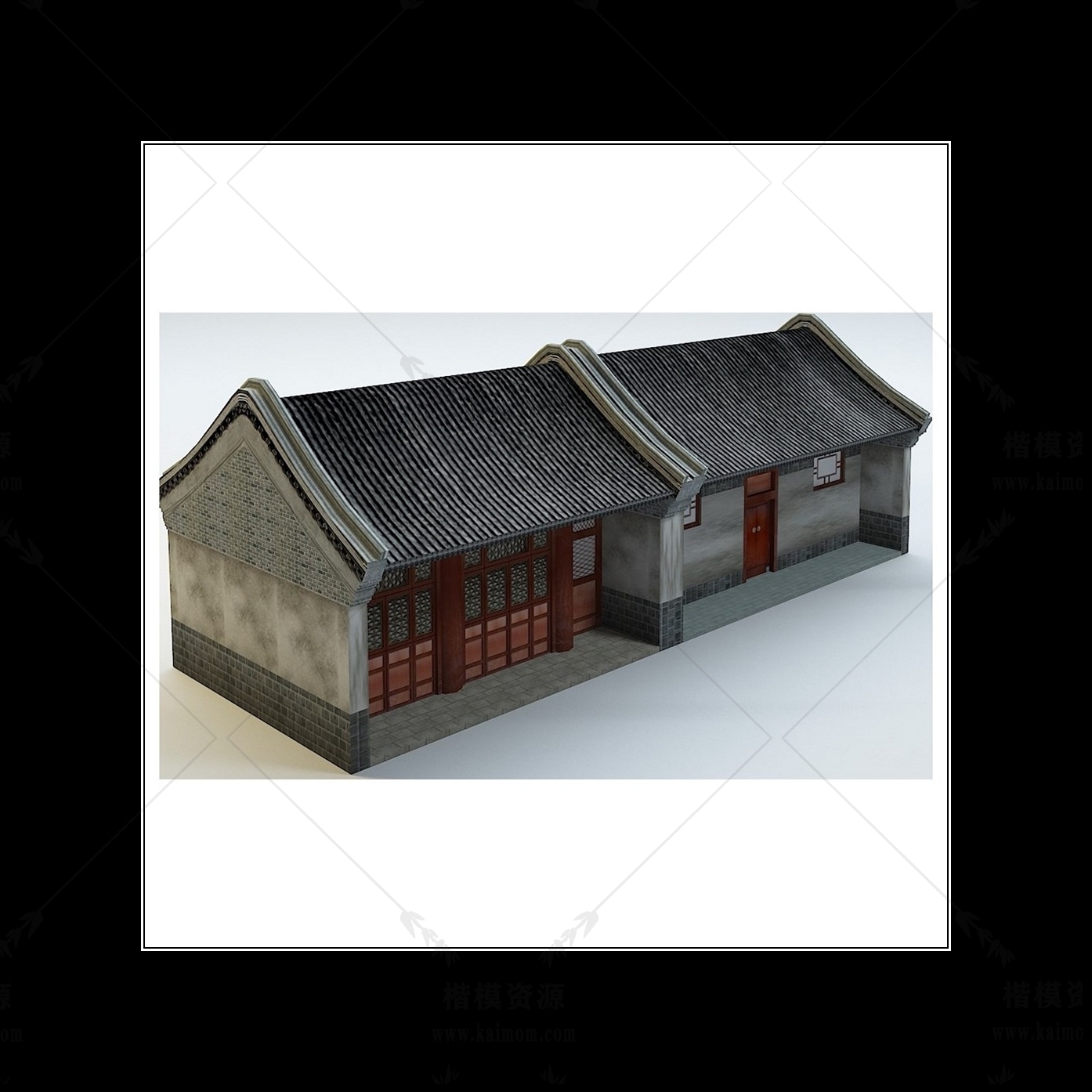 D5模型古建筑下载-1