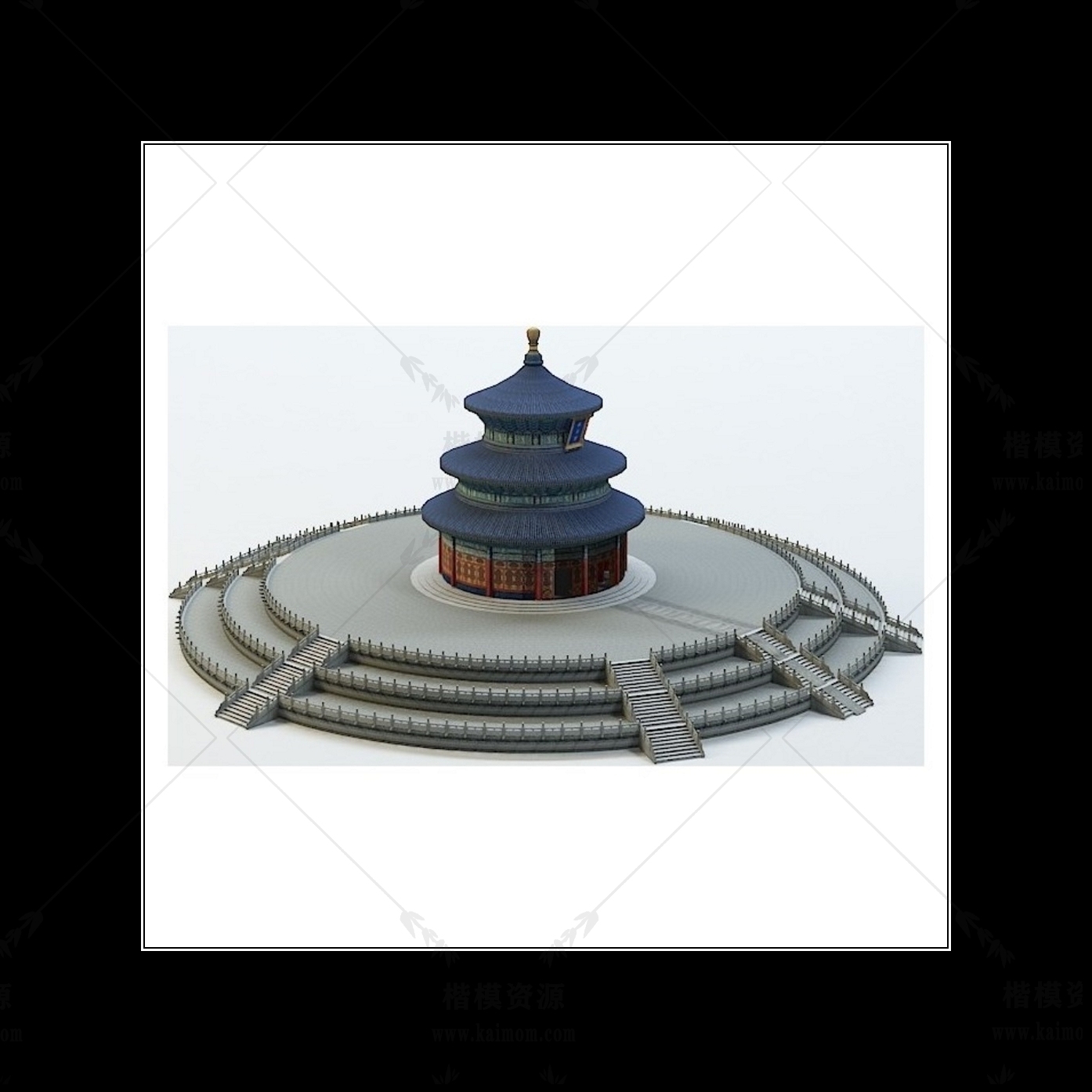 D5模型古建筑下载-1