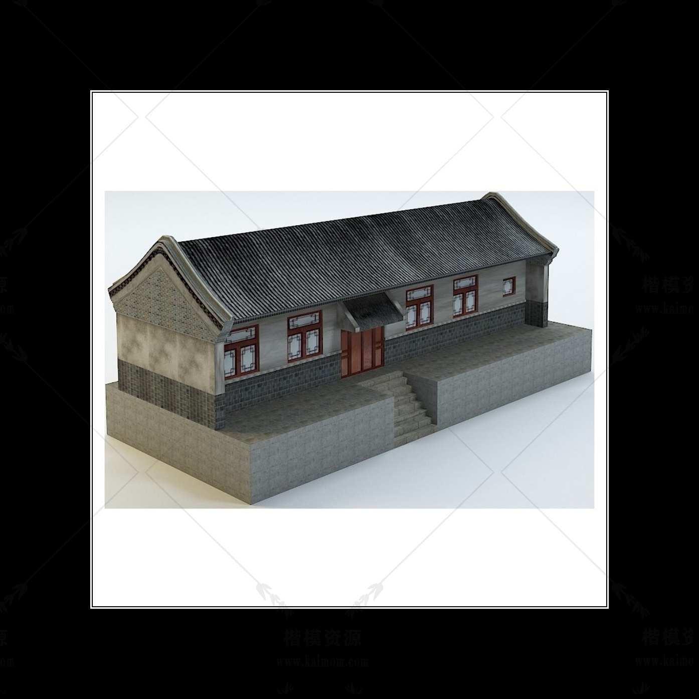 D5模型古建筑下载-1