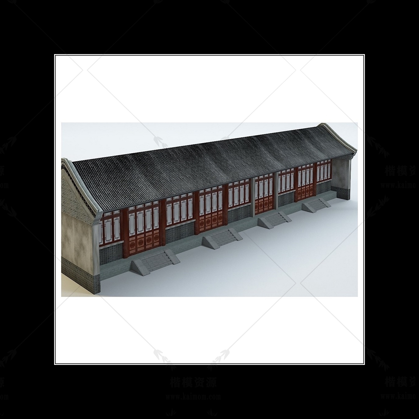 D5模型古建筑下载-1