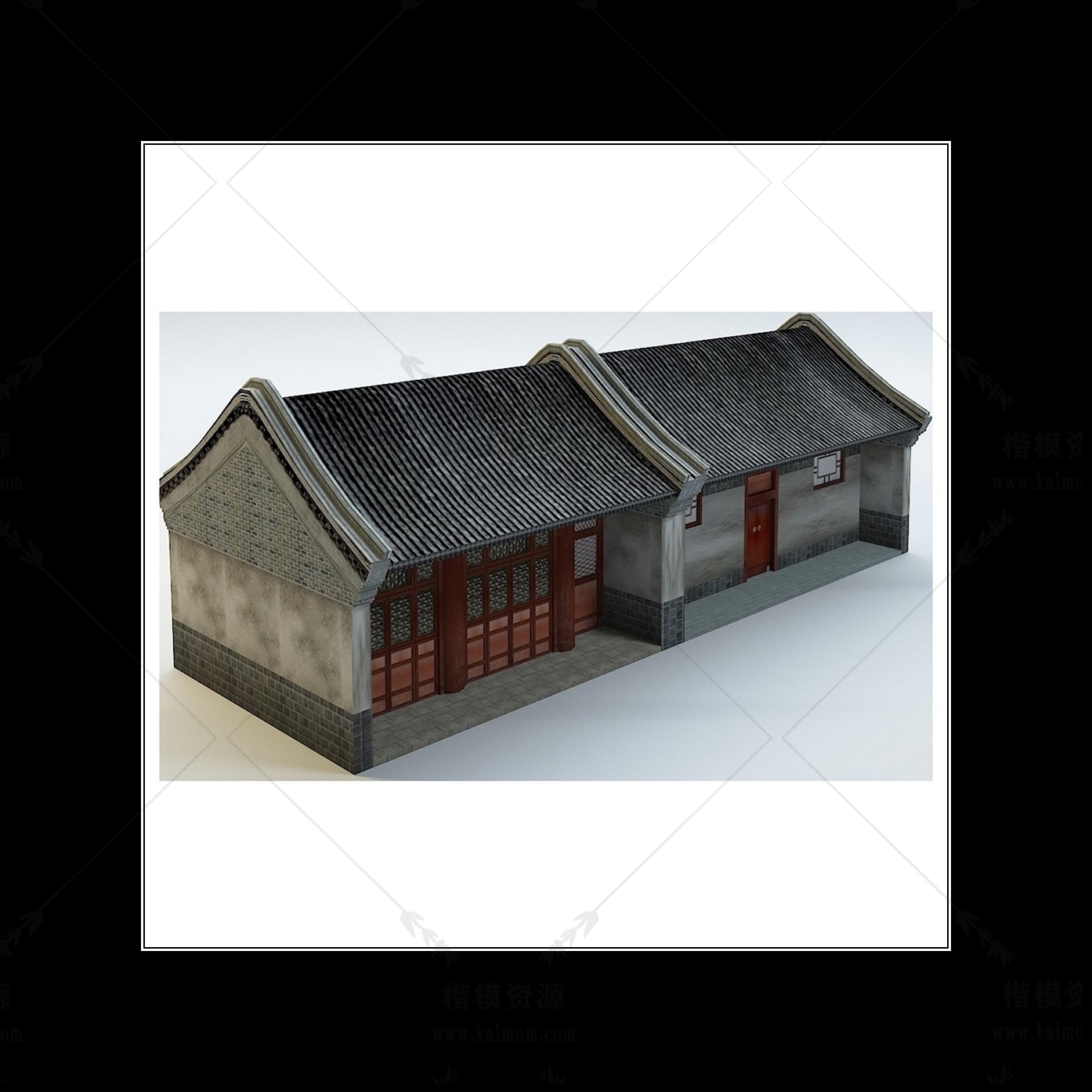 D5模型古建筑下载-1