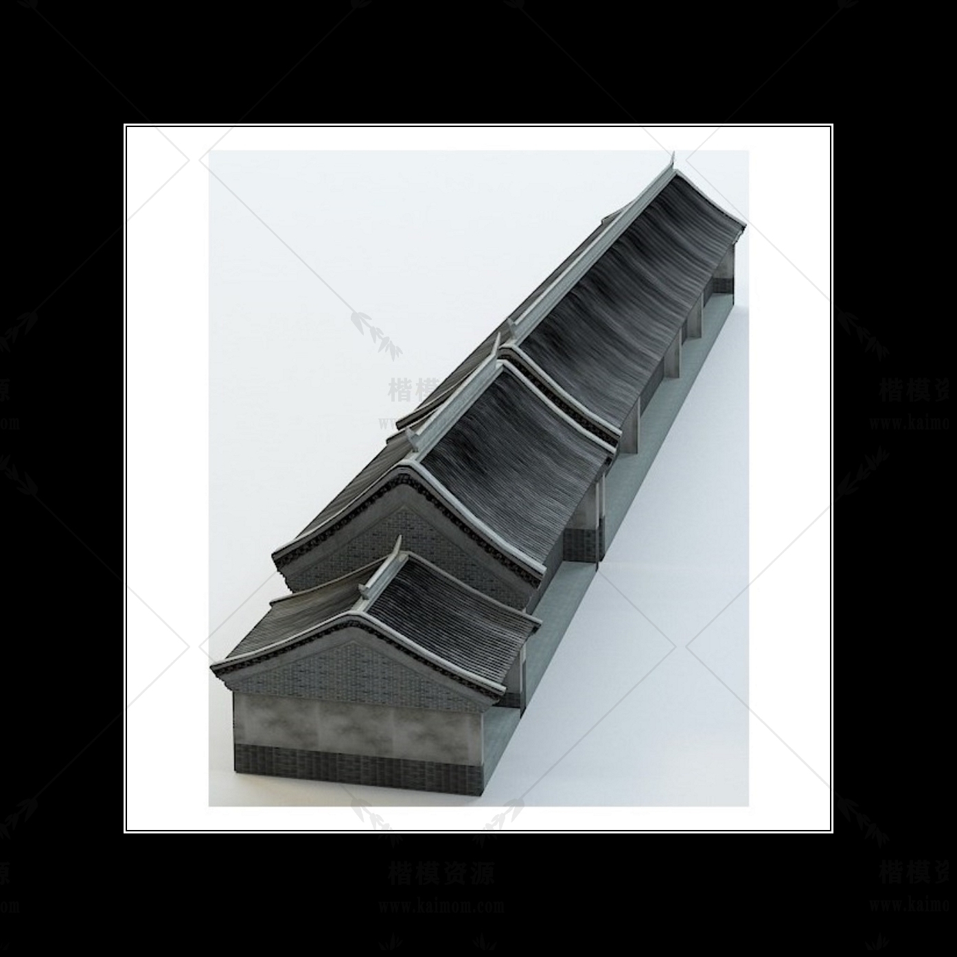 D5模型古建筑下载-1