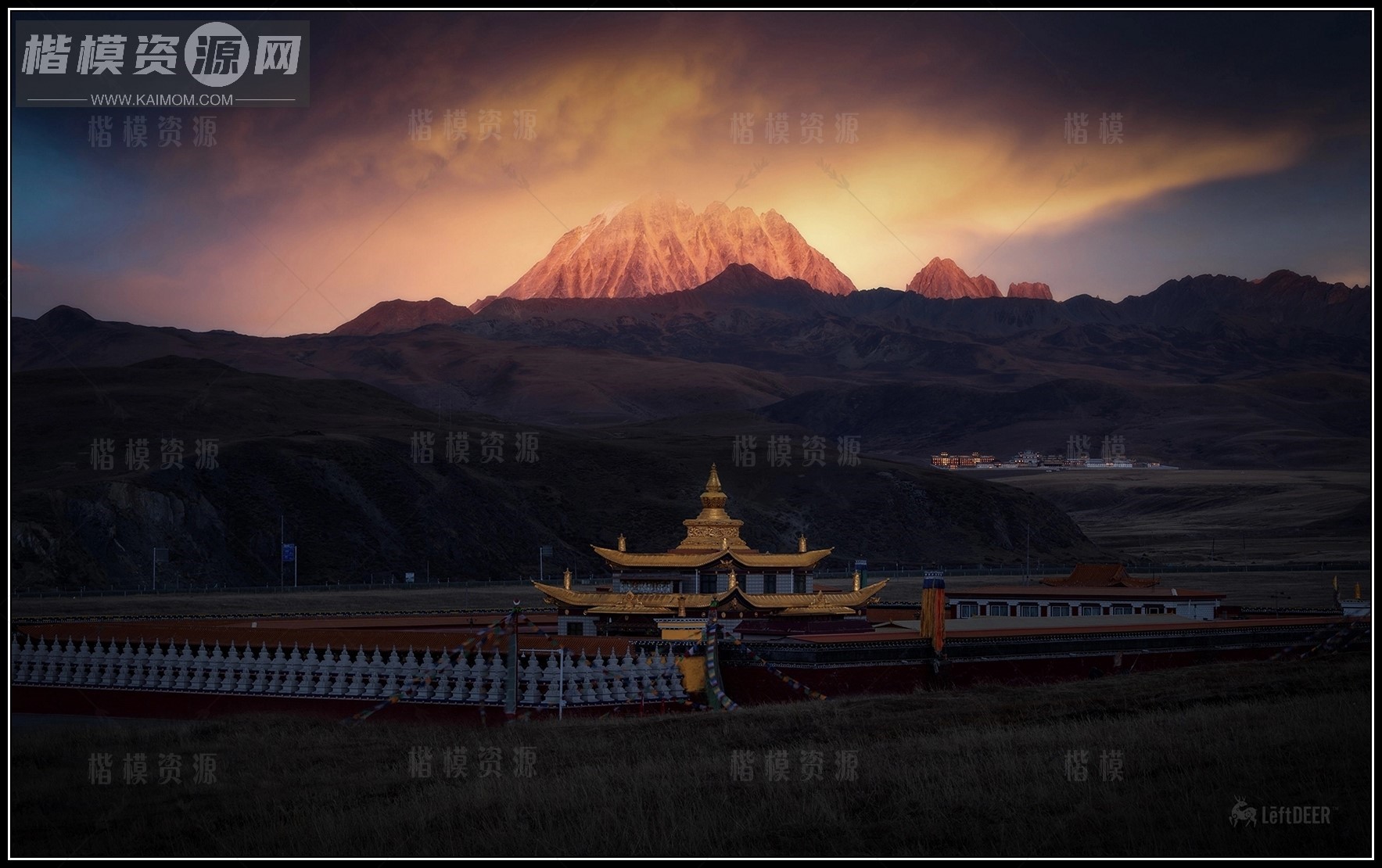 夜晚外景高清贴图下载-1