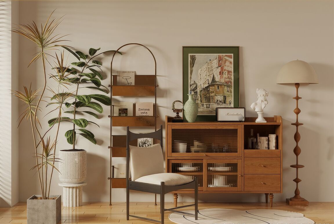 玄关柜SU模型下载-1