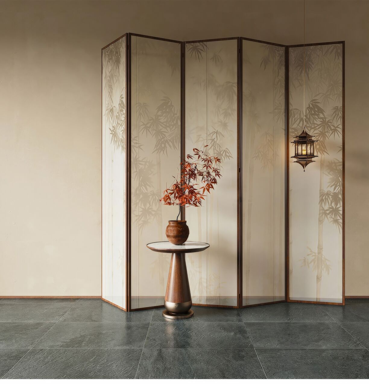 屏风SU模型下载-1